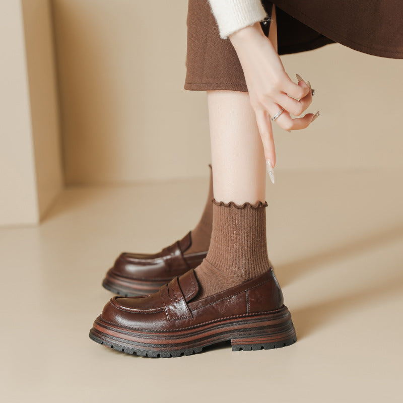 Women's Platform Non Slip Casual Loafers