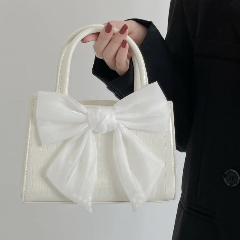 Cute Tote Bags with Lace Bow